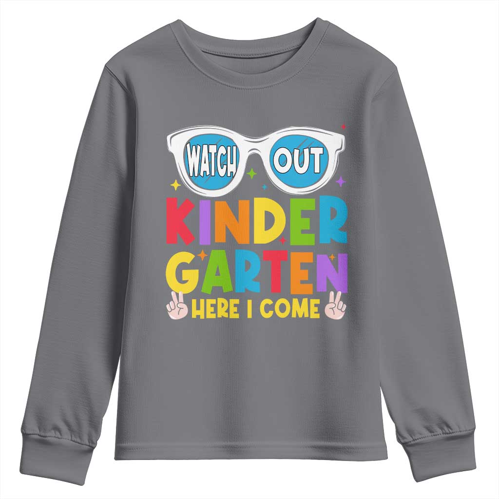 Back to School Kinder Youth Sweatshirt Funny Kindergarten Teacher Team - Wonder Print Shop