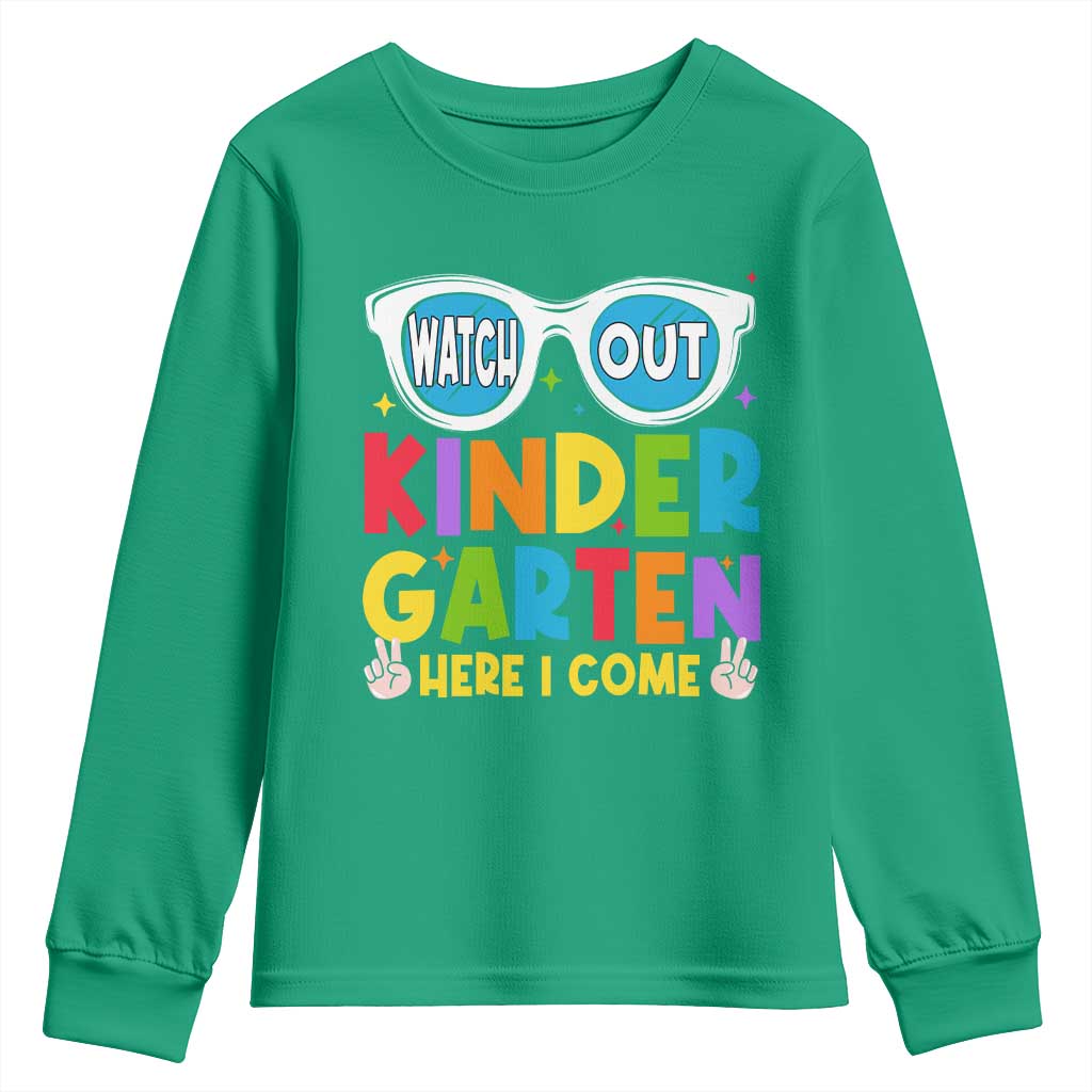 Back to School Kinder Youth Sweatshirt Funny Kindergarten Teacher Team - Wonder Print Shop