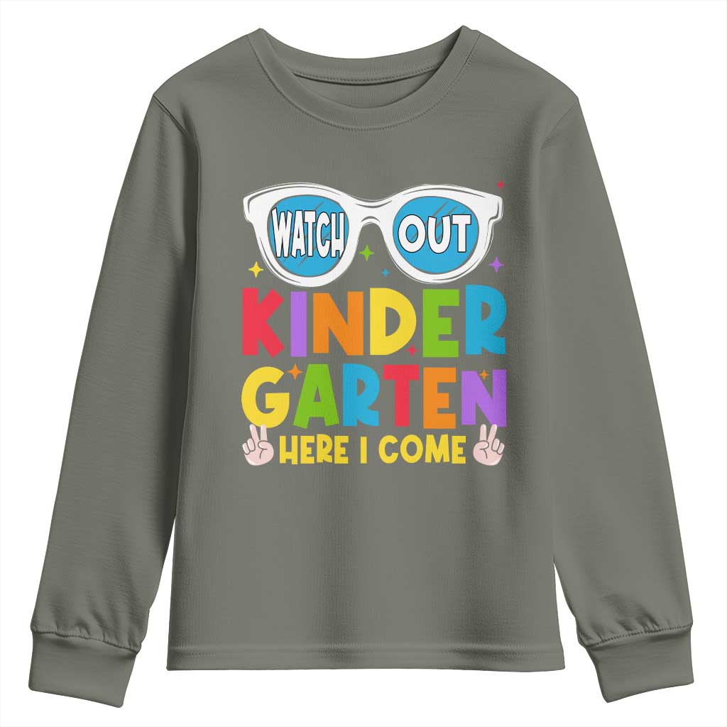 Back to School Kinder Youth Sweatshirt Funny Kindergarten Teacher Team - Wonder Print Shop