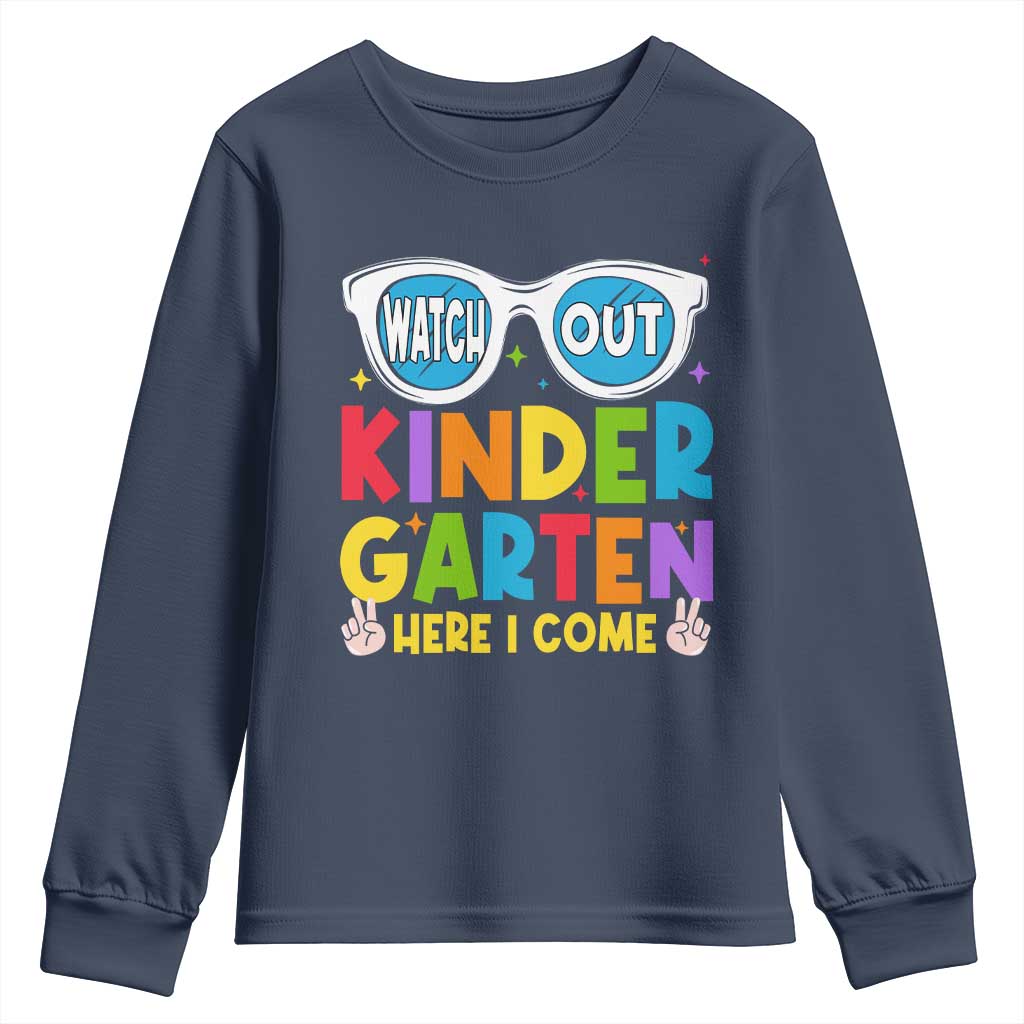 Back to School Kinder Youth Sweatshirt Funny Kindergarten Teacher Team - Wonder Print Shop
