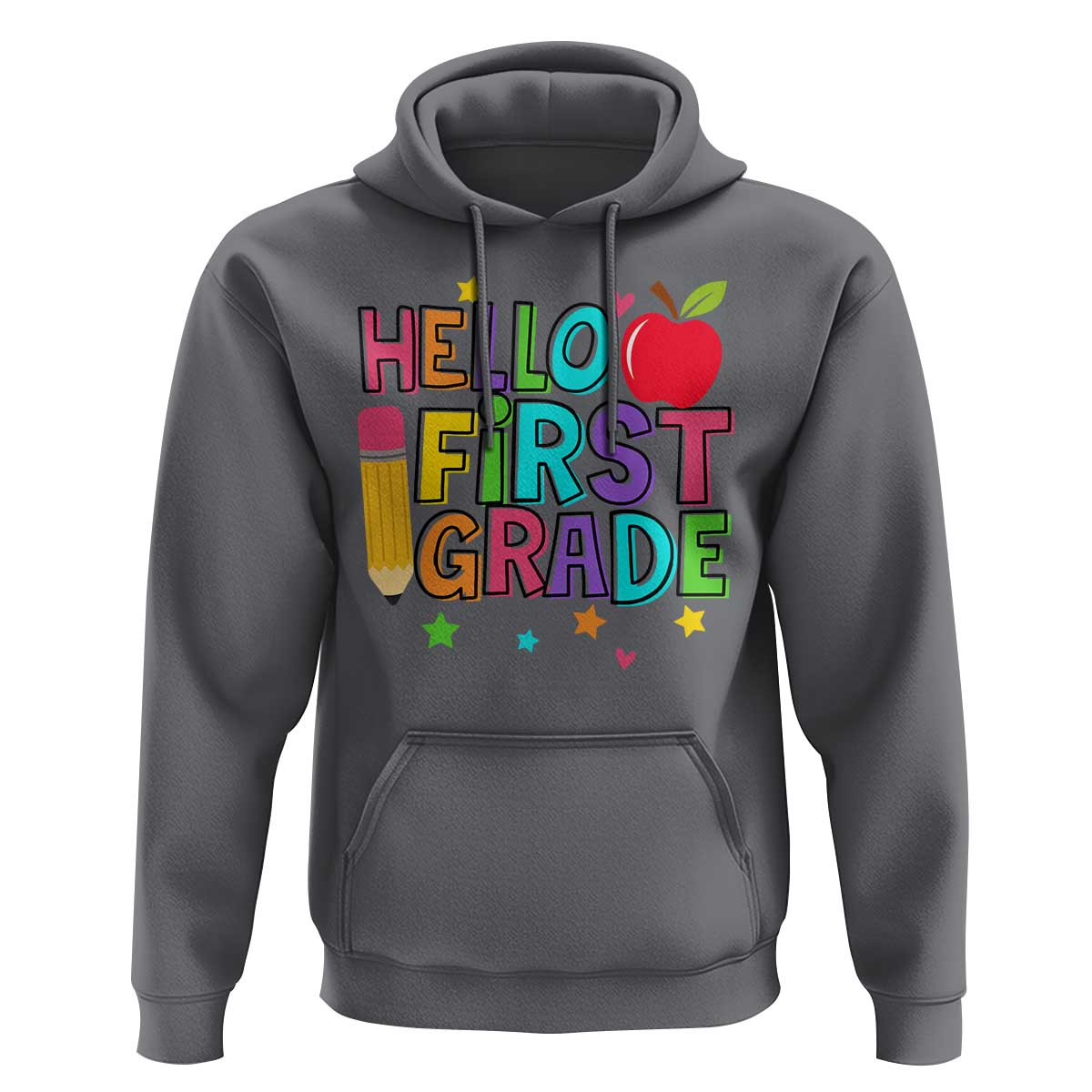 Hello First Grade Teacher Hoodie Back To School 1st Grade Team - Wonder Print Shop