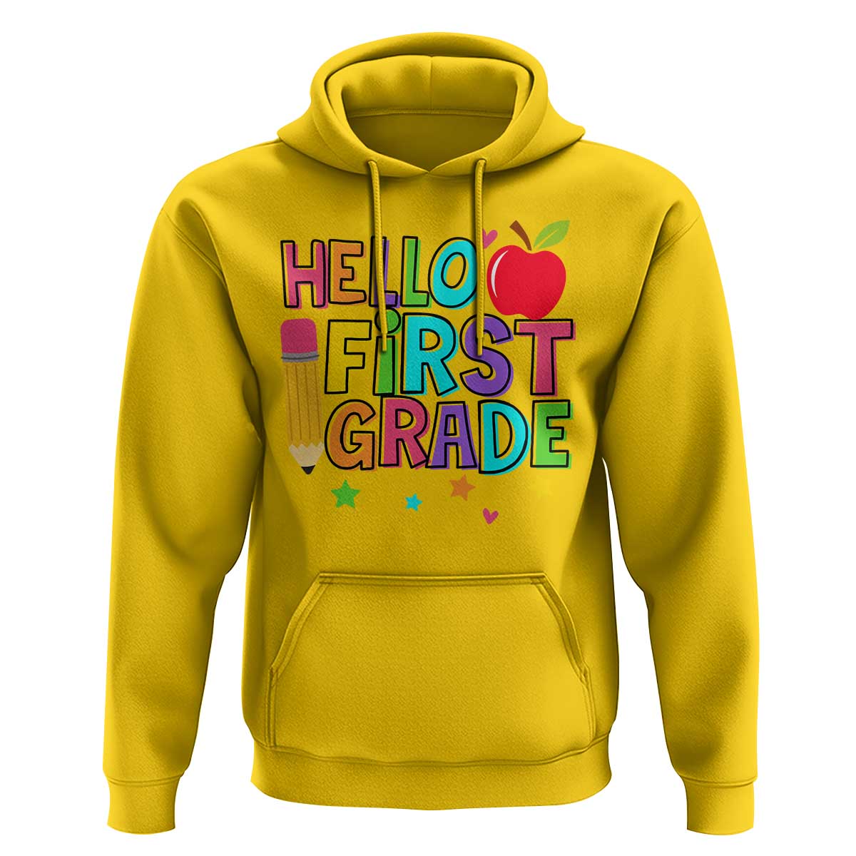 Hello First Grade Teacher Hoodie Back To School 1st Grade Team - Wonder Print Shop