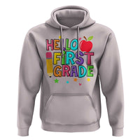 Hello First Grade Teacher Hoodie Back To School 1st Grade Team - Wonder Print Shop