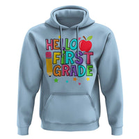 Hello First Grade Teacher Hoodie Back To School 1st Grade Team - Wonder Print Shop