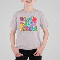 Hello First Grade Teacher T Shirt For Kid Back To School 1st Grade Team - Wonder Print Shop