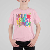 Hello First Grade Teacher T Shirt For Kid Back To School 1st Grade Team - Wonder Print Shop