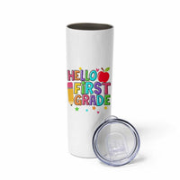 Hello First Grade Teacher Skinny Tumbler Back To School 1st Grade Team - Wonder Print Shop