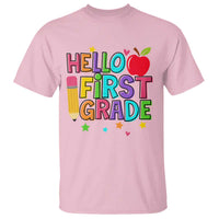 Hello First Grade Teacher T Shirt Back To School 1st Grade Team - Wonder Print Shop