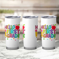 Hello First Grade Teacher Tumbler Cup Back To School 1st Grade Team - Wonder Print Shop