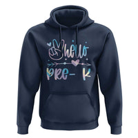 Hello Pre-k Hoodie Back To School Cute Tie Dye - Wonder Print Shop