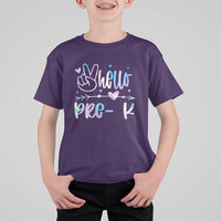 Hello Pre-k T Shirt For Kid Back To School Cute Tie Dye - Wonder Print Shop