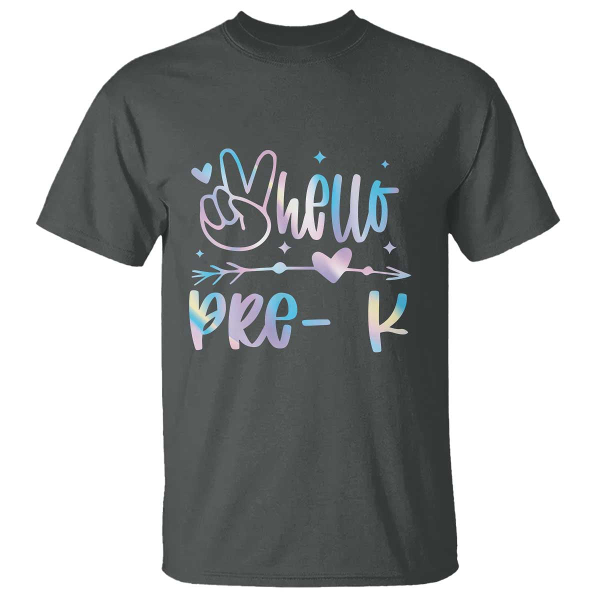 Hello Pre-k T Shirt Back To School Cute Tie Dye - Wonder Print Shop