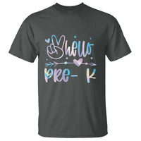 Hello Pre-k T Shirt Back To School Cute Tie Dye - Wonder Print Shop
