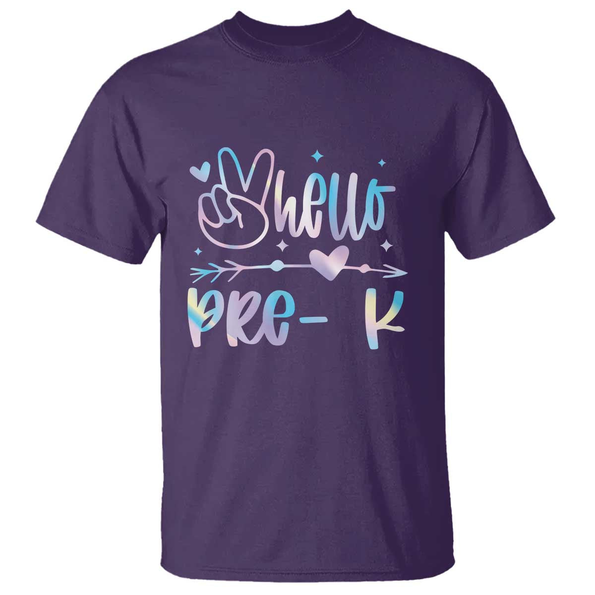 Hello Pre-k T Shirt Back To School Cute Tie Dye - Wonder Print Shop