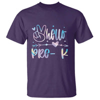 Hello Pre-k T Shirt Back To School Cute Tie Dye - Wonder Print Shop