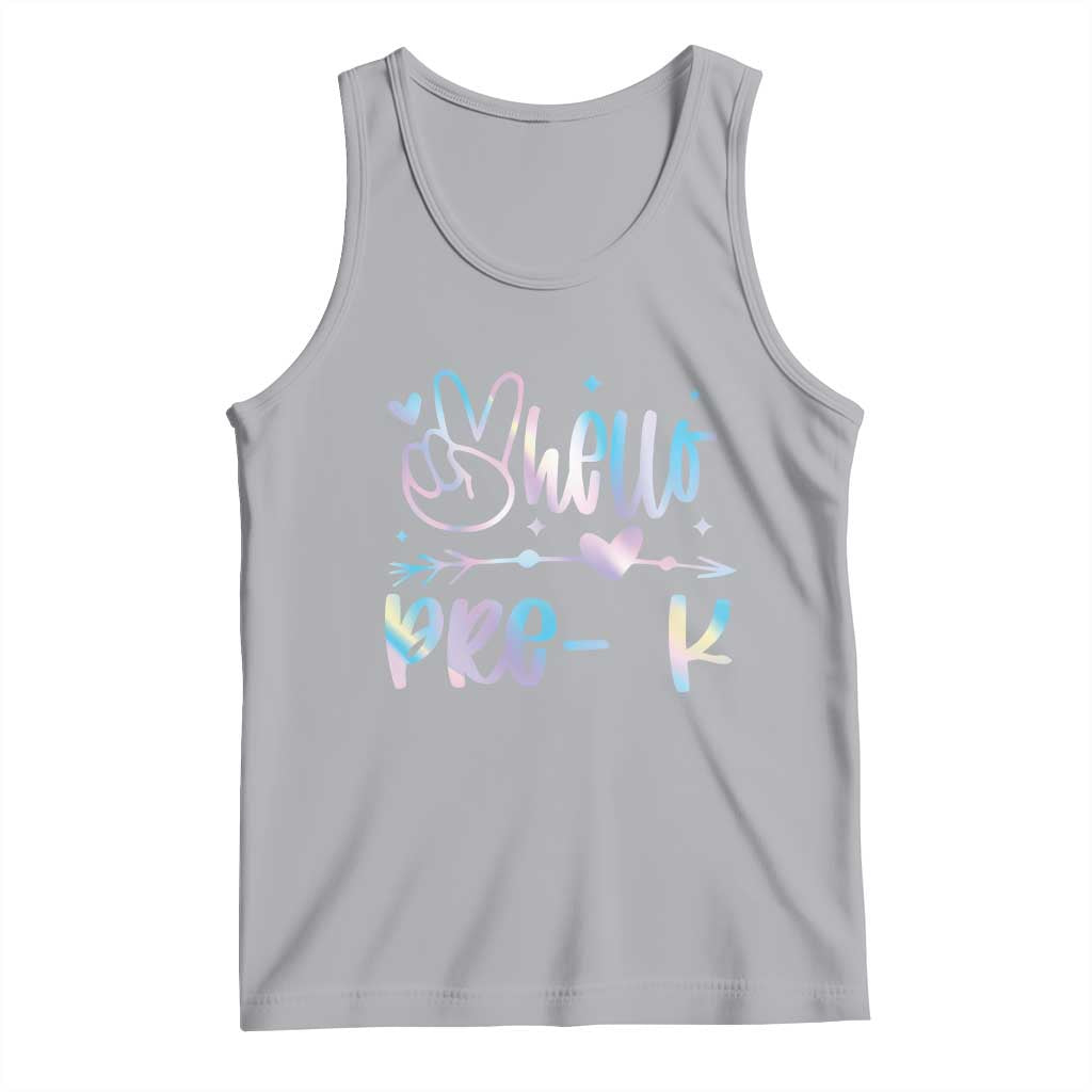 Hello Pre-k Tank Top Back To School Cute Tie Dye - Wonder Print Shop