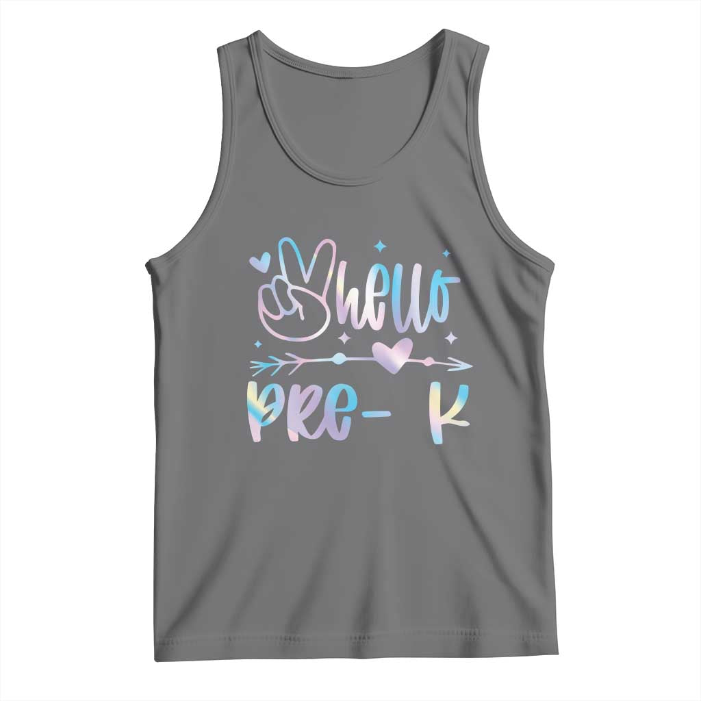 Hello Pre-k Tank Top Back To School Cute Tie Dye - Wonder Print Shop