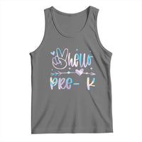 Hello Pre-k Tank Top Back To School Cute Tie Dye - Wonder Print Shop