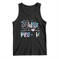 Hello Pre-k Tank Top Back To School Cute Tie Dye - Wonder Print Shop