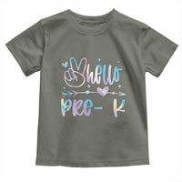 Hello Pre-k Toddler T Shirt Back To School Cute Tie Dye - Wonder Print Shop