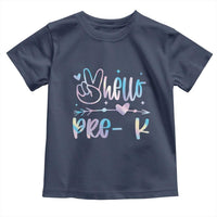 Hello Pre-k Toddler T Shirt Back To School Cute Tie Dye - Wonder Print Shop