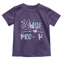 Hello Pre-k Toddler T Shirt Back To School Cute Tie Dye - Wonder Print Shop
