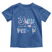 Hello Pre-k Toddler T Shirt Back To School Cute Tie Dye - Wonder Print Shop