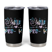 Hello Pre-k Tumbler Cup Back To School Cute Tie Dye - Wonder Print Shop