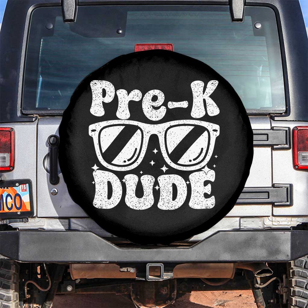 Pre-k Dude Spare Tire Cover Funny Back to School First Day of Preschool - Wonder Print Shop