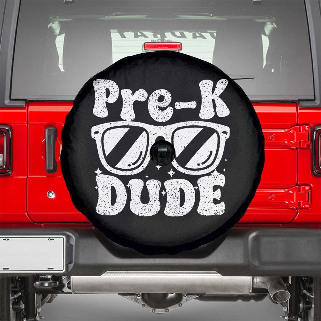 Pre-k Dude Spare Tire Cover Funny Back to School First Day of Preschool - Wonder Print Shop