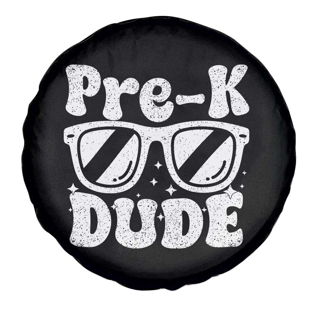 Pre-k Dude Spare Tire Cover Funny Back to School First Day of Preschool - Wonder Print Shop