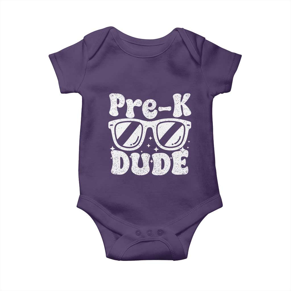 Pre-k Dude Baby Onesie Funny Back to School First Day of Preschool - Wonder Print Shop