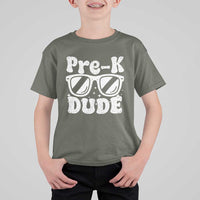 Pre-k Dude T Shirt For Kid Funny Back to School First Day of Preschool - Wonder Print Shop