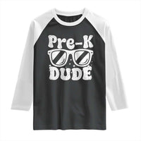 Pre-k Dude Raglan Shirt Funny Back to School First Day of Preschool - Wonder Print Shop