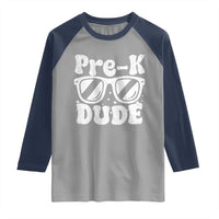 Pre-k Dude Raglan Shirt Funny Back to School First Day of Preschool - Wonder Print Shop