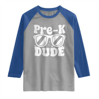 Pre-k Dude Raglan Shirt Funny Back to School First Day of Preschool - Wonder Print Shop