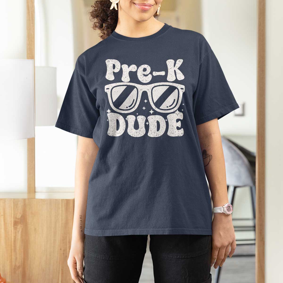 Pre-k Dude T Shirt For Women Funny Back to School First Day of Preschool - Wonder Print Shop
