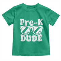 Pre-k Dude Toddler T Shirt Funny Back to School First Day of Preschool - Wonder Print Shop