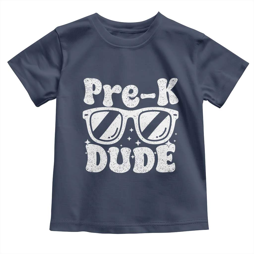 Pre-k Dude Toddler T Shirt Funny Back to School First Day of Preschool - Wonder Print Shop