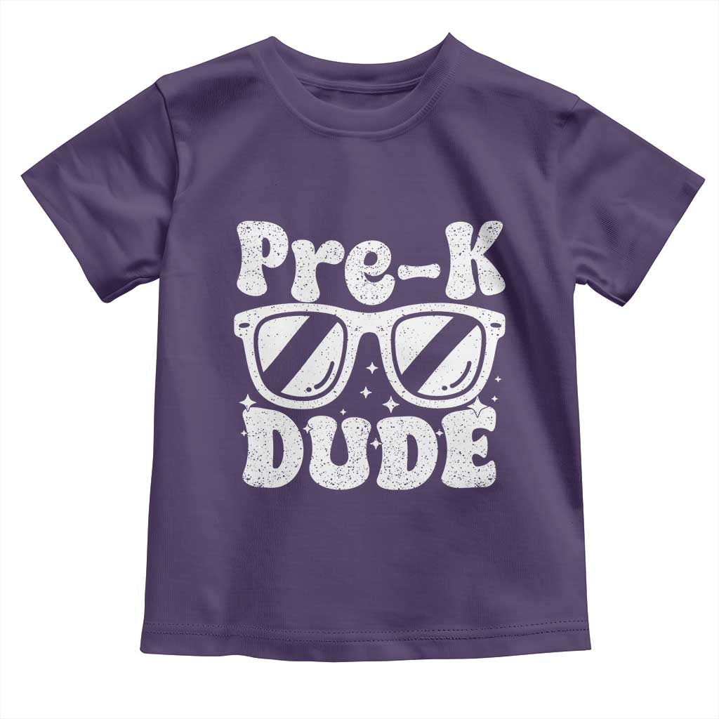 Pre-k Dude Toddler T Shirt Funny Back to School First Day of Preschool - Wonder Print Shop