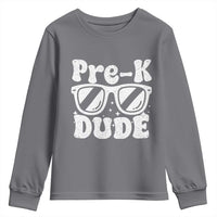 Pre-k Dude Youth Sweatshirt Funny Back to School First Day of Preschool - Wonder Print Shop