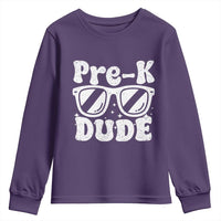 Pre-k Dude Youth Sweatshirt Funny Back to School First Day of Preschool - Wonder Print Shop