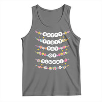Happy First Day Of School Tank Top Teacher Kids Back To School Bracelets - Wonder Print Shop