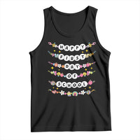 Happy First Day Of School Tank Top Teacher Kids Back To School Bracelets - Wonder Print Shop