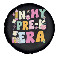 In My Pre-K Era Spare Tire Cover Girl Back To School Cute PreSchool Teacher - Wonder Print Shop