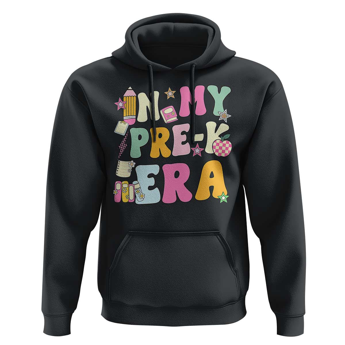 In My Pre-K Era Hoodie Girl Back To School Cute PreSchool Teacher - Wonder Print Shop