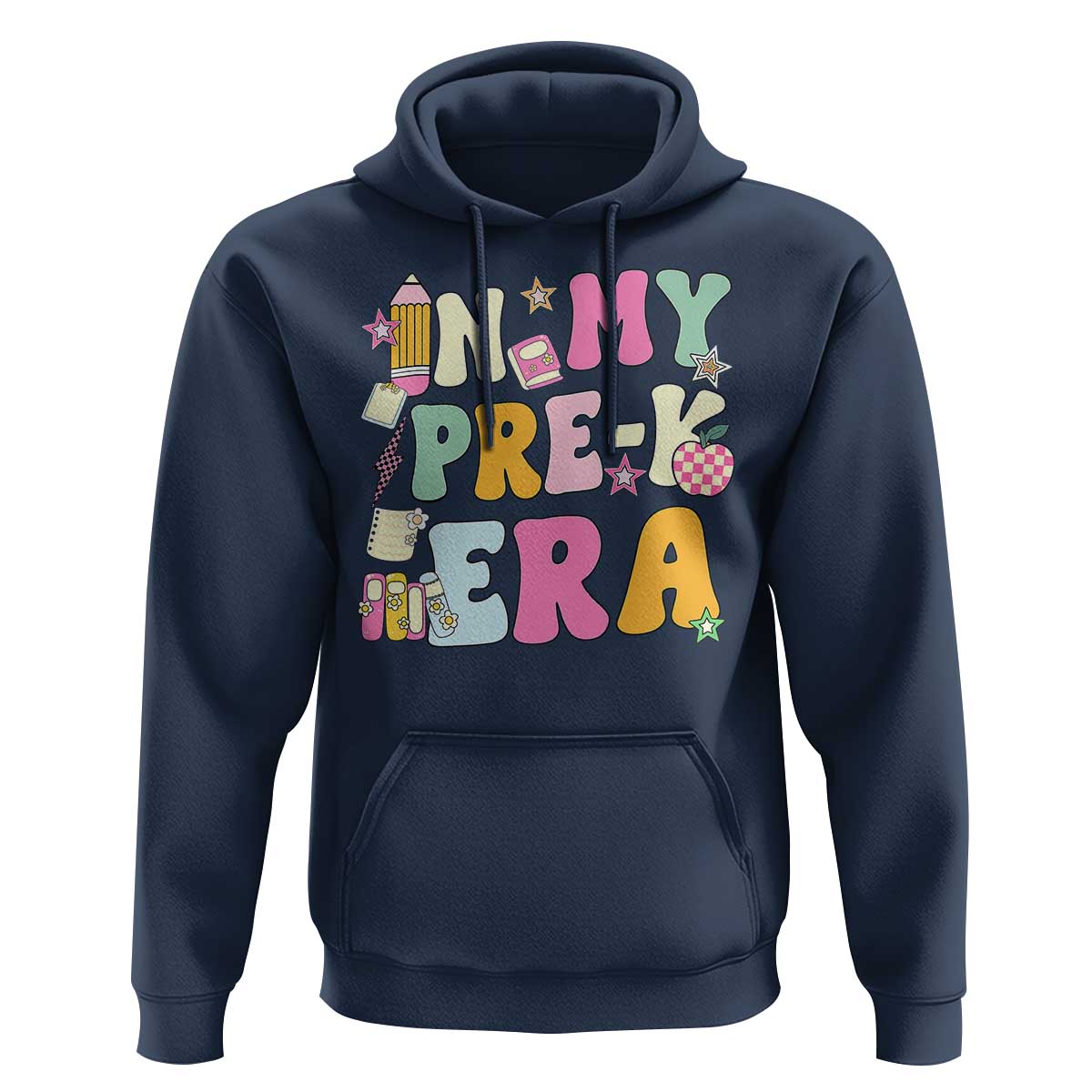 In My Pre-K Era Hoodie Girl Back To School Cute PreSchool Teacher - Wonder Print Shop