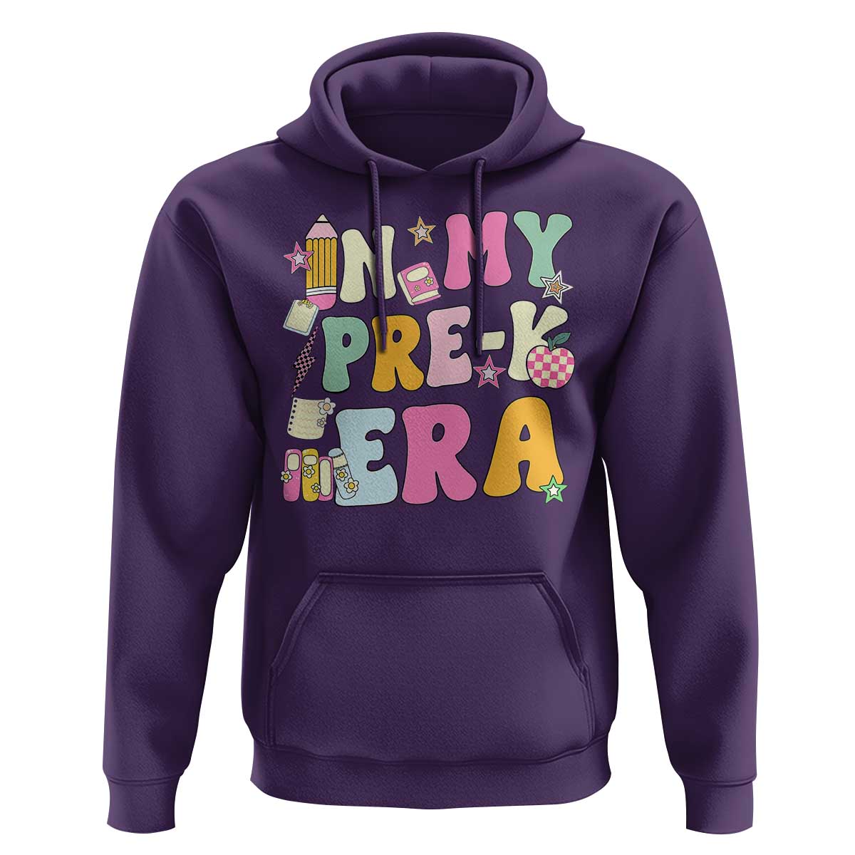 In My Pre-K Era Hoodie Girl Back To School Cute PreSchool Teacher - Wonder Print Shop