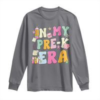In My Pre-K Era Long Sleeve Shirt Girl Back To School Cute PreSchool Teacher - Wonder Print Shop