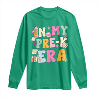 In My Pre-K Era Long Sleeve Shirt Girl Back To School Cute PreSchool Teacher - Wonder Print Shop